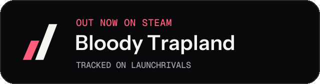 Dark launch badge for Bloody Trapland