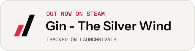 Light launch badge for Gin - The Silver Wind
