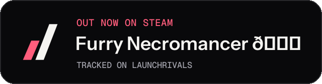 Dark launch badge for Furry Necromancer 💀