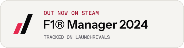 Light launch badge for F1® Manager 2024