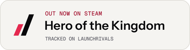 Light launch badge for Hero of the Kingdom