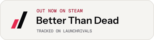 Light launch badge for Better Than Dead