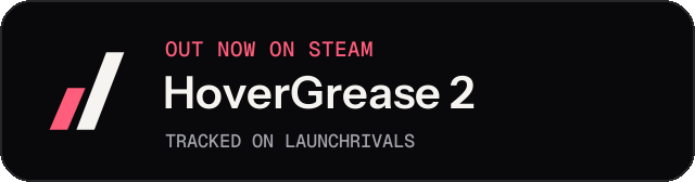 Dark launch badge for HoverGrease 2