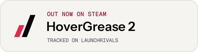 Light launch badge for HoverGrease 2