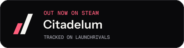 Dark launch badge for Citadelum