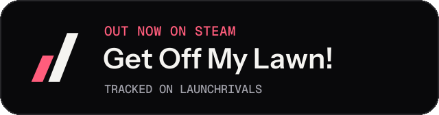 Dark launch badge for Get Off My Lawn!
