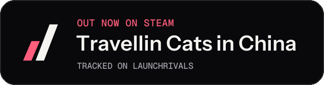Dark launch badge for Travellin Cats in China
