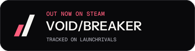 Dark launch badge for VOID/BREAKER