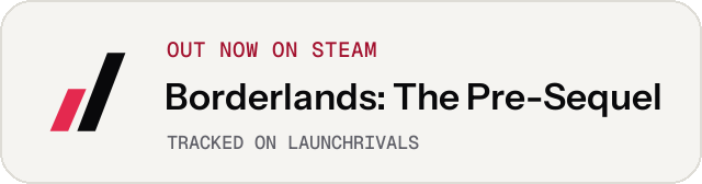 Light launch badge for Borderlands: The Pre-Sequel