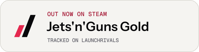 Light launch badge for Jets'n'Guns Gold