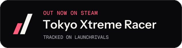 Dark launch badge for Tokyo Xtreme Racer