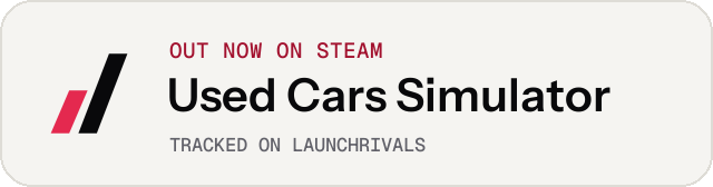 Light launch badge for Used Cars Simulator