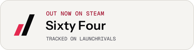 Light launch badge for Sixty Four