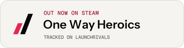 Light launch badge for One Way Heroics