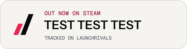 Light launch badge for TEST TEST TEST