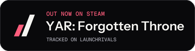 Dark launch badge for YAR: Forgotten Throne