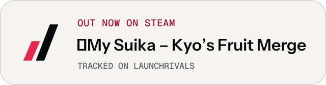 Light launch badge for ‎My Suika – Kyo’s Fruit Merge