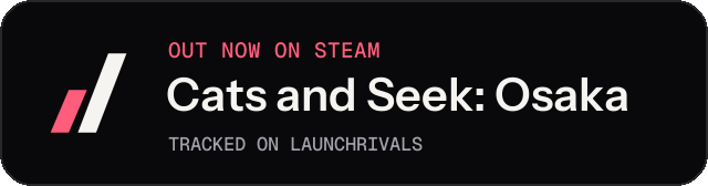 Dark launch badge for Cats and Seek: Osaka