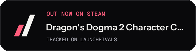 Dark launch badge for Dragon's Dogma 2 Character Creator & Storage
