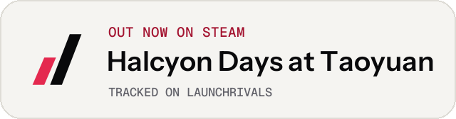 Light launch badge for Halcyon Days at Taoyuan