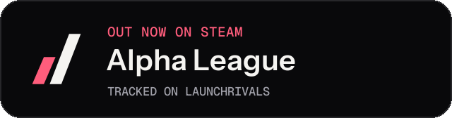 Dark launch badge for Alpha League