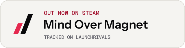 Light launch badge for Mind Over Magnet