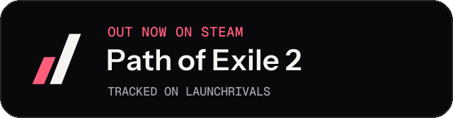 Dark launch badge for Path of Exile 2