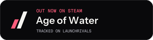 Dark launch badge for Age of Water