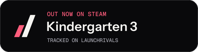 Dark launch badge for Kindergarten 3