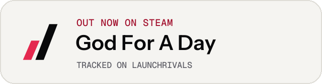 Light launch badge for God For A Day