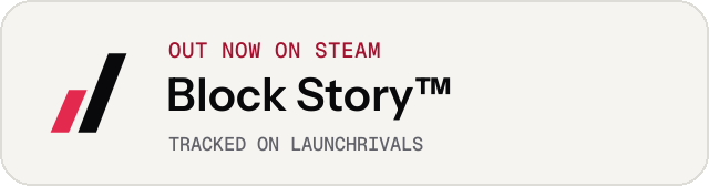 Light launch badge for Block Story™