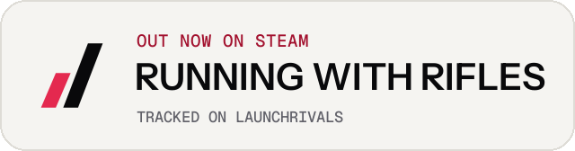 Light launch badge for RUNNING WITH RIFLES