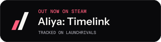 Dark launch badge for Aliya: Timelink