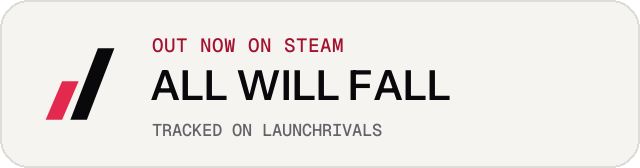 Light launch badge for ALL WILL FALL