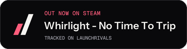 Dark launch badge for Whirlight - No Time To Trip