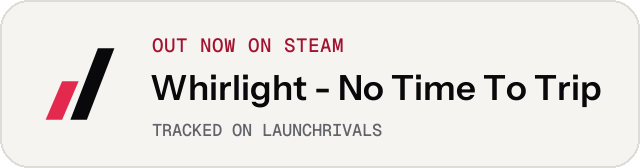 Light launch badge for Whirlight - No Time To Trip
