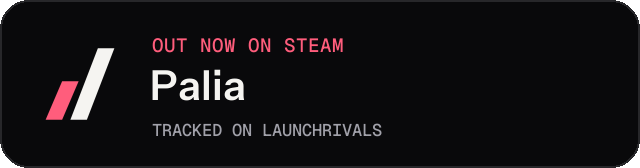 Dark launch badge for Palia