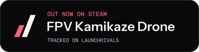 Dark launch badge for FPV Kamikaze Drone