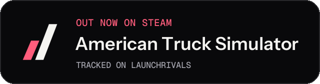 Dark launch badge for American Truck Simulator