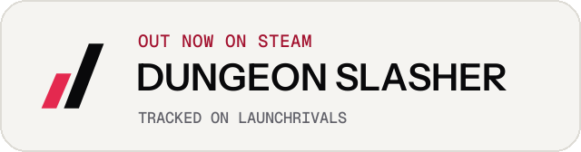 Light launch badge for DUNGEON SLASHER