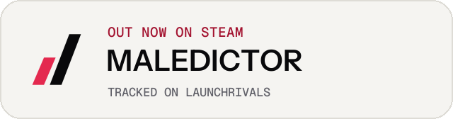 Light launch badge for MALEDICTOR