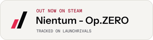 Light launch badge for Nientum - Op.ZERO
