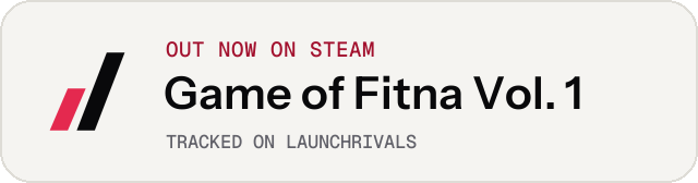 Light launch badge for Game of Fitna Vol. 1