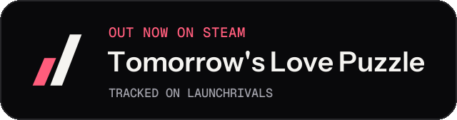 Dark launch badge for Tomorrow's Love Puzzle