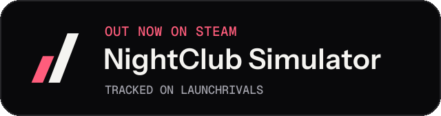 Dark launch badge for NightClub Simulator