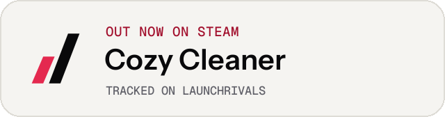 Light launch badge for Cozy Cleaner