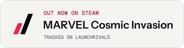 Light launch badge for MARVEL Cosmic Invasion