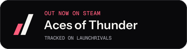 Dark launch badge for Aces of Thunder