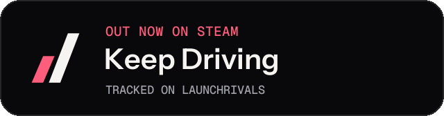 Dark launch badge for Keep Driving