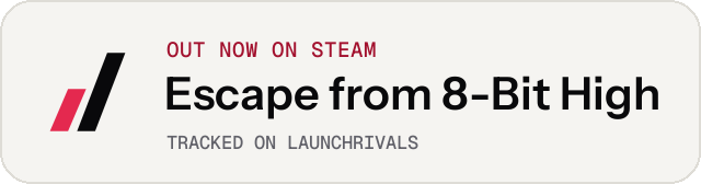 Light launch badge for Escape from 8-Bit High